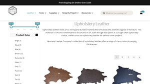 Montana Leather - Genuine Upholstery Leather