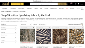 Mood Fabrics - Microfiber Upholstery Fabric