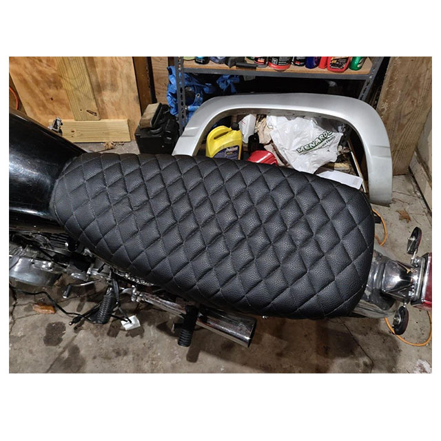An application scenario or product detail of motorcycle seat upholstery material - Image 5