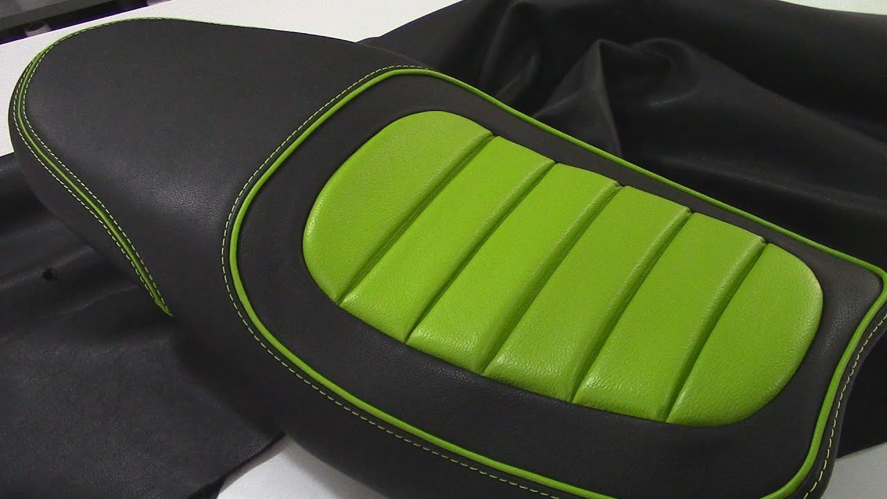 An application scenario or product detail of motorcycle seat upholstery material - Image 18
