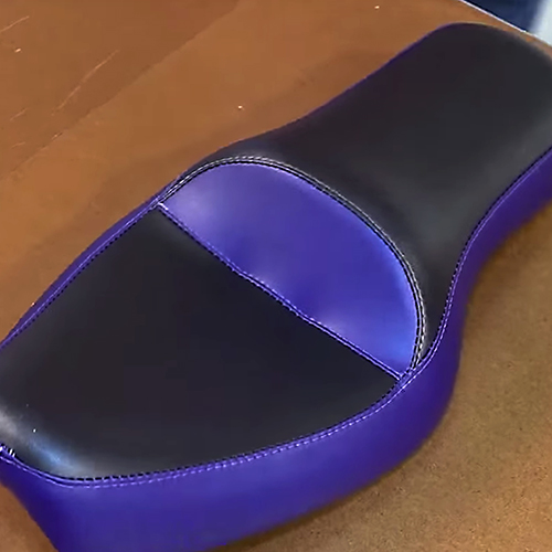 An application scenario or product detail of motorcycle seat vinyl - Image 16