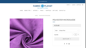 My Fabric Planet - Polyester Microsuede