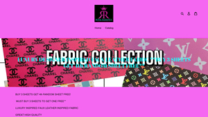 My Royal Radiance - Luxury Designer Inspired Faux Leather Fabric
