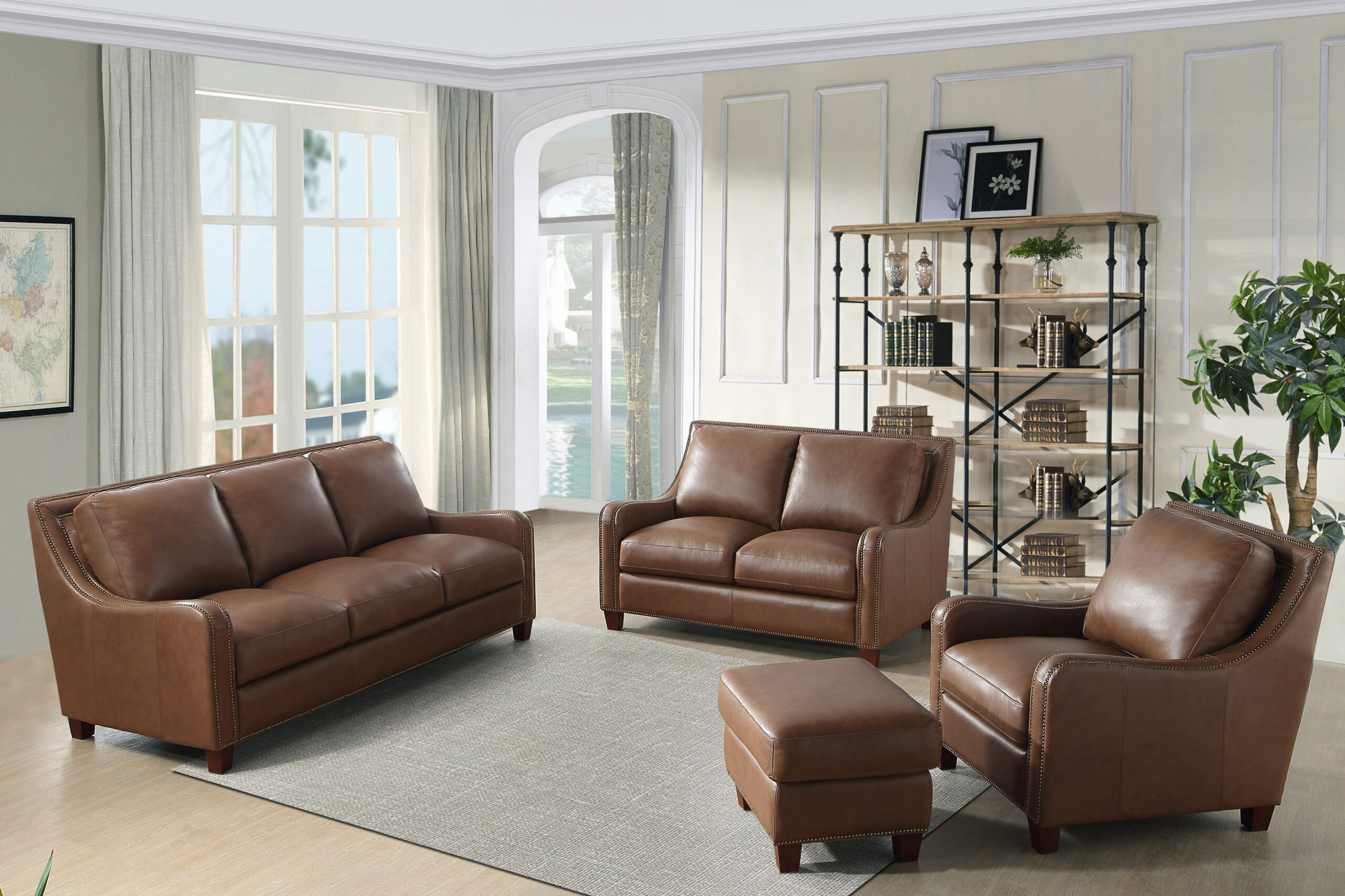 An application scenario or product detail of nappa leather furniture - Image 2