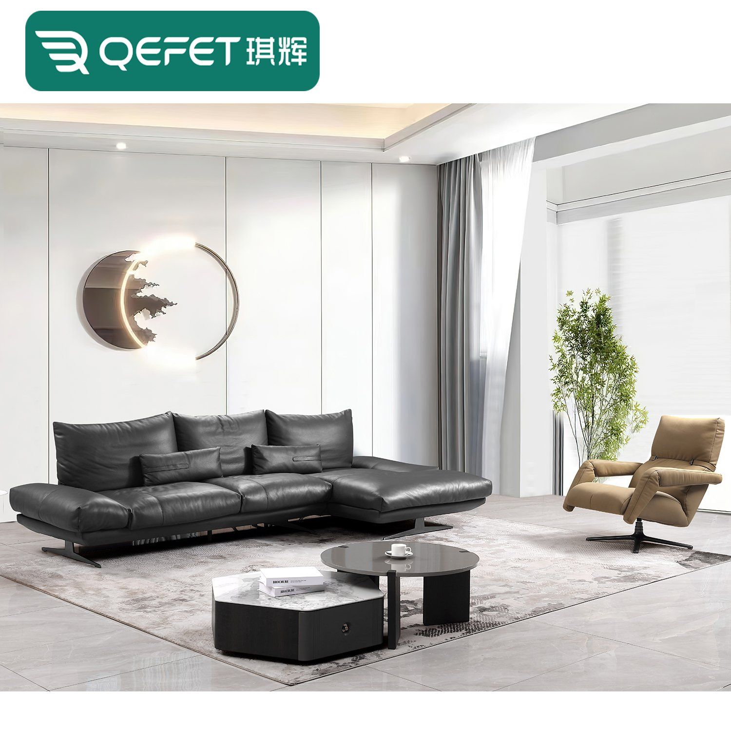 An application scenario or product detail of nappa leather furniture - Image 11