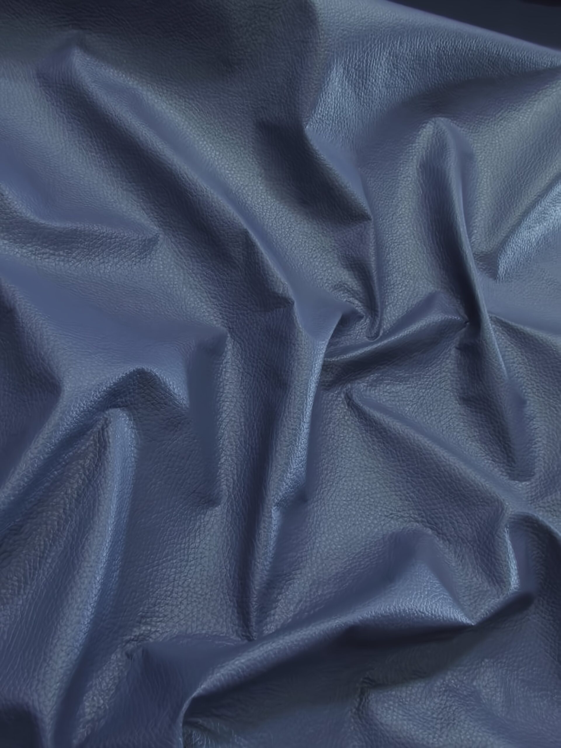 An application scenario or product detail of navy blue faux leather fabric - Image 20