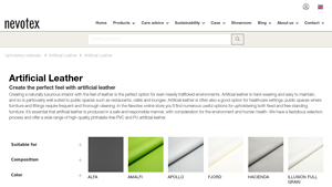 Nevotex - Artificial & Synthetic Leather Solutions