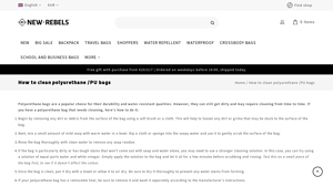 New Rebels - Durable PU Bags