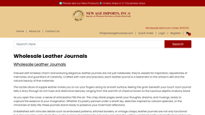 New Age Incense - Exquisite Leather Journals