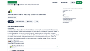 American Leather Factory - Quality Leather Furniture