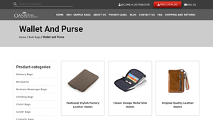 Oasis Bags - Leather Wallets & Purses