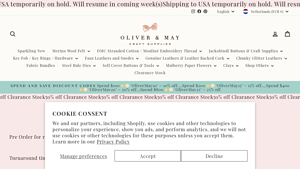 Oliver & May - Custom Printed Leatherette