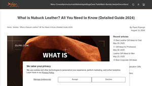 Olpr - Nubuck Leather