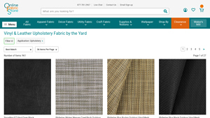 Online Fabric Store - Vinyl & Faux Leather Fabric
