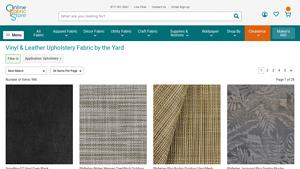Online Fabric Store - Vinyl & Leather Upholstery Fabrics