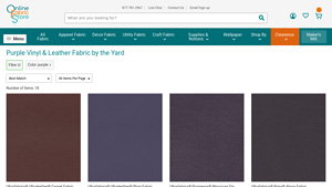 Online Fabric Store - Vinyl & Faux Leather Fabric