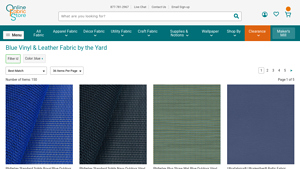 Online Fabric Store - Vinyl & Leather Fabrics