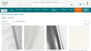 Online Fabric Store - Vinyl & Leather Upholstery