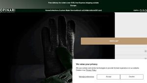 Opinari - Custom Handcrafted Driving Gloves