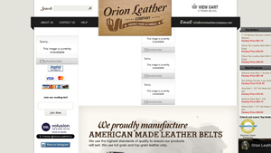 Orion Leather Company - Men's Medium Brown English Bridle Leather Belt