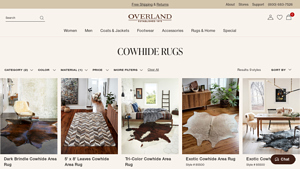 Overland - Dark Brindle Cowhide Area Rug