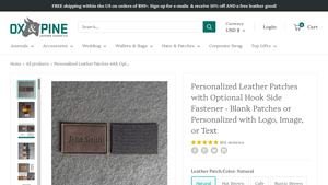 Ox & Pine - Custom Leather Patches