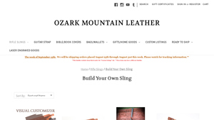 Ozark Mountain Leather - Custom Leather Rifle Slings