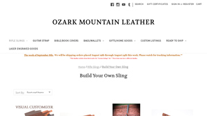 Ozark Mountain Leather - Custom Leather Rifle Slings