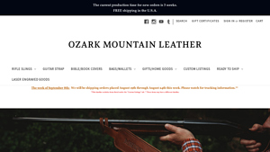Ozark Mountain Leather - Bison Leather Bible Cover