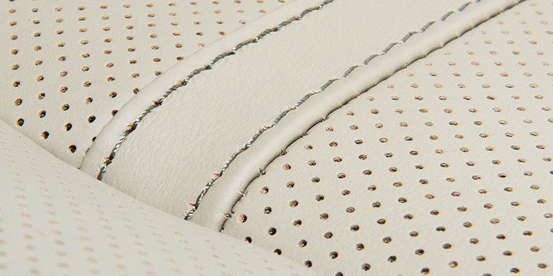 An application scenario or product detail of perforated leatherette - Image 9
