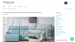 Picket & Rail - Leather Sofas