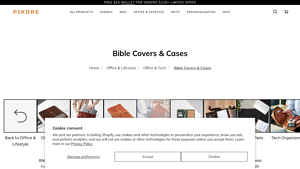 Pikore - Personalized Leather Bible Covers