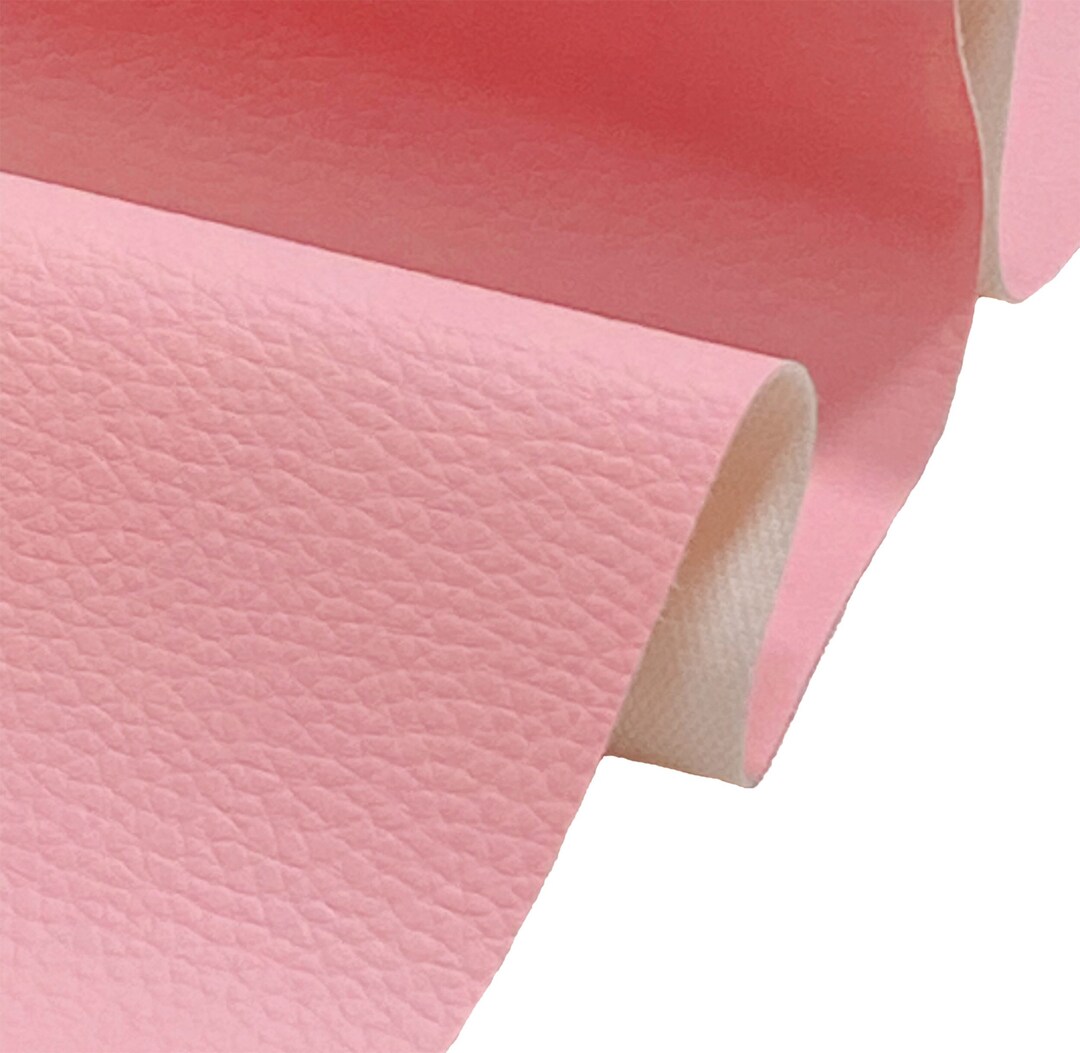 An application scenario or product detail of pink faux leather fabric - Image 7
