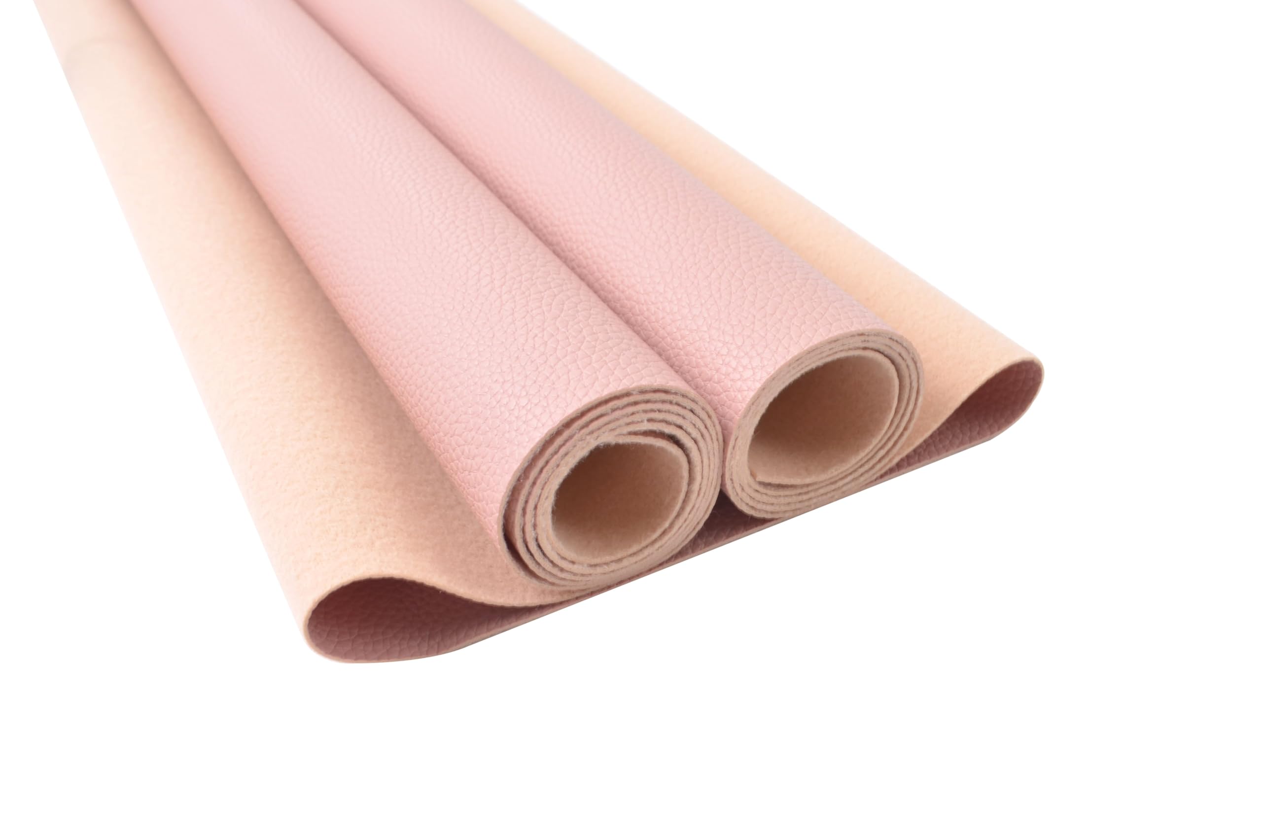 An application scenario or product detail of pink faux leather fabric - Image 17