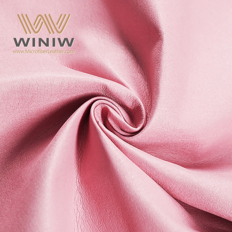 An application scenario or product detail of pink leather fabric - Image 11