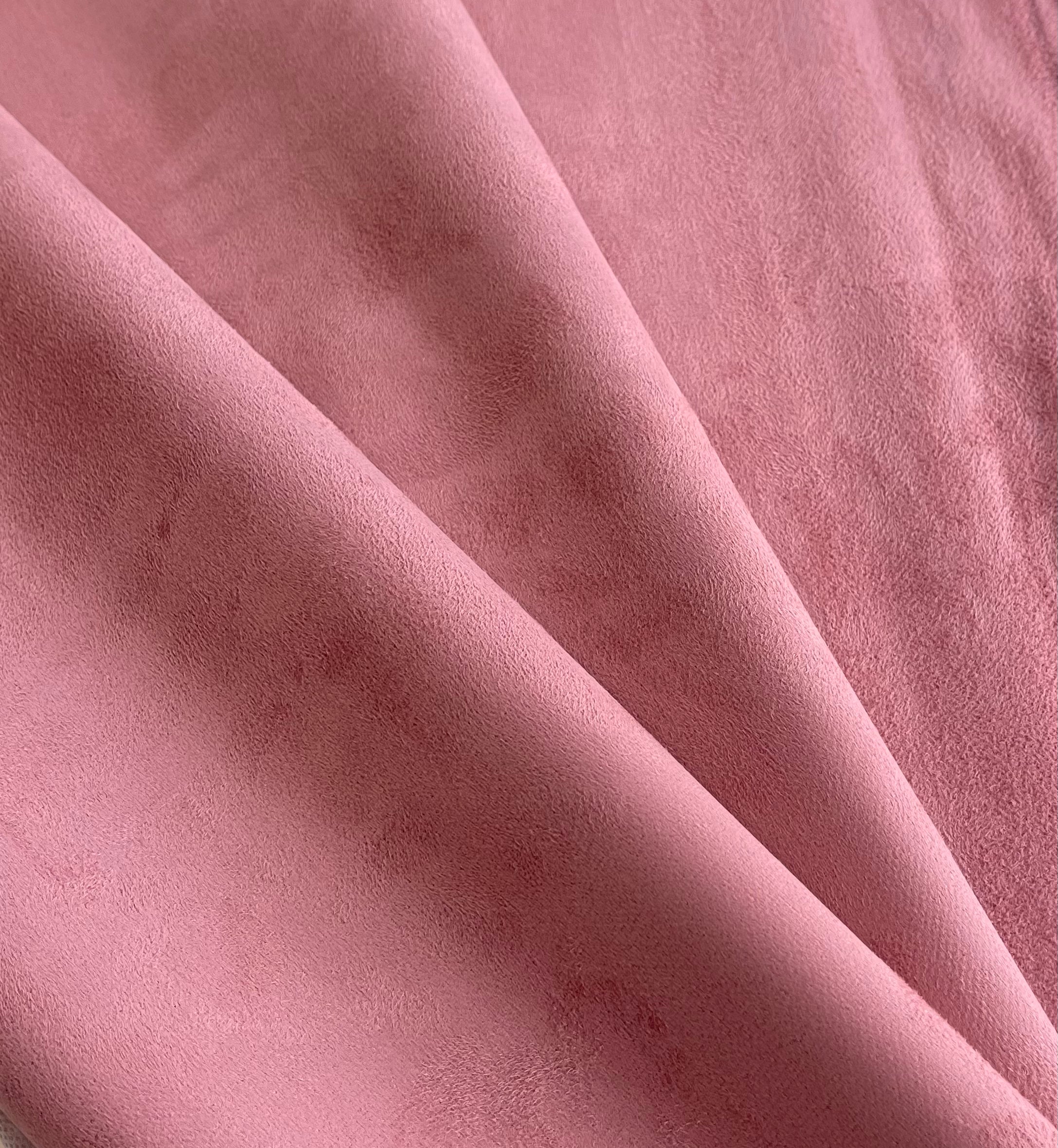An application scenario or product detail of pink suede fabric - Image 19