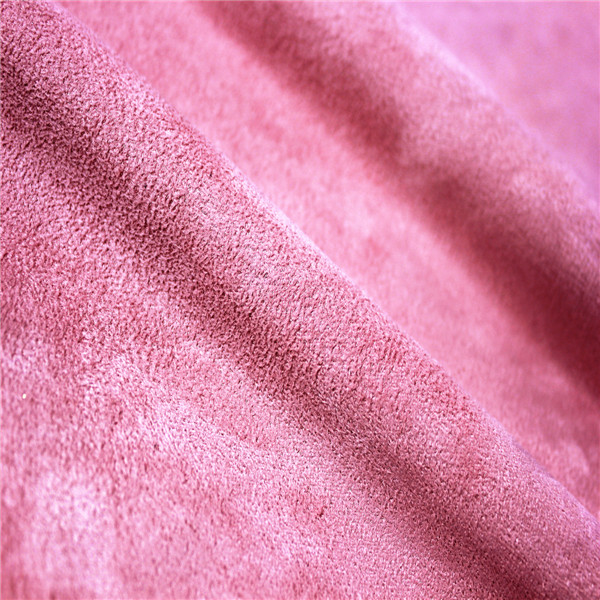 An application scenario or product detail of pink suede fabric - Image 24