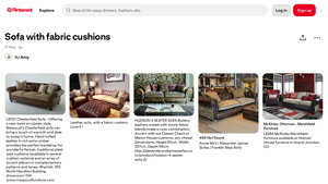 Pinterest - Hand-Tufted Leather Sofa