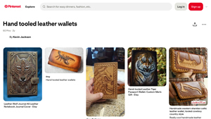 Pinterest - Hand Tooled Leather Wallets