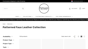 Pip Supply - Patterned Faux Leather Collection
