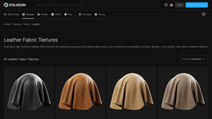 Poliigon - Leather Fabric Textures