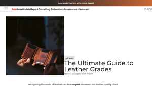 Popov Leather - Leather Quality Chart