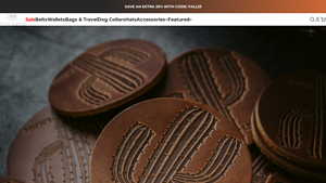 Popov Leather - Customized Leather Coasters