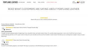Portland Leather Goods - Almost Perfect Triangle Shoulder Bag