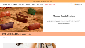 Portland Leather Goods - Nutmeg The Sidekick Pouch