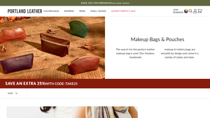 Portland Leather Goods - Nutmeg The Sidekick Pouch