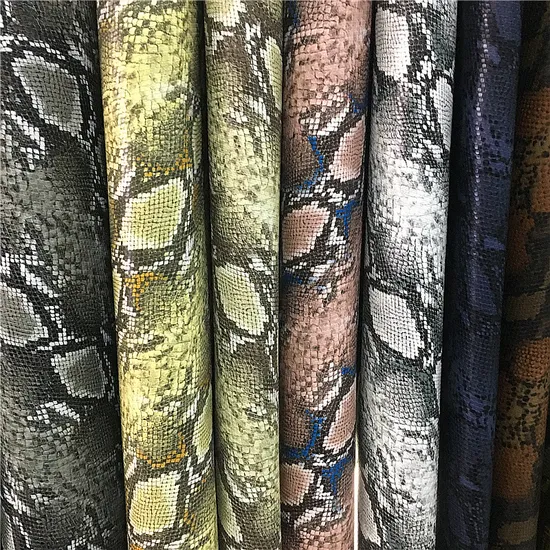 An application scenario or product detail of printed leatherette fabric - Image 7