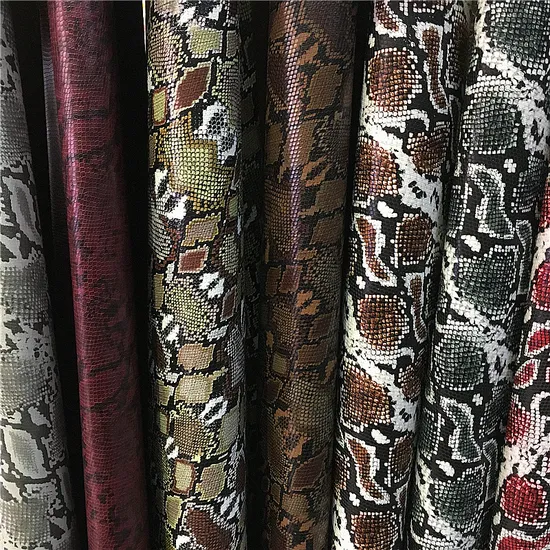 An application scenario or product detail of printed leatherette fabric - Image 16