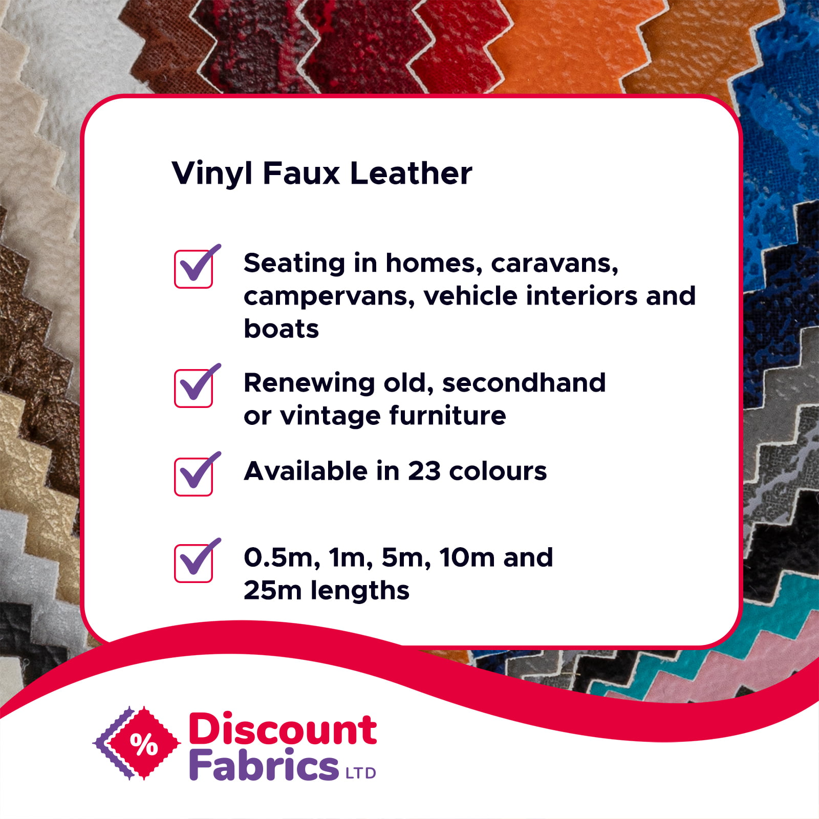 An application scenario or product detail of printed leatherette fabric - Image 17