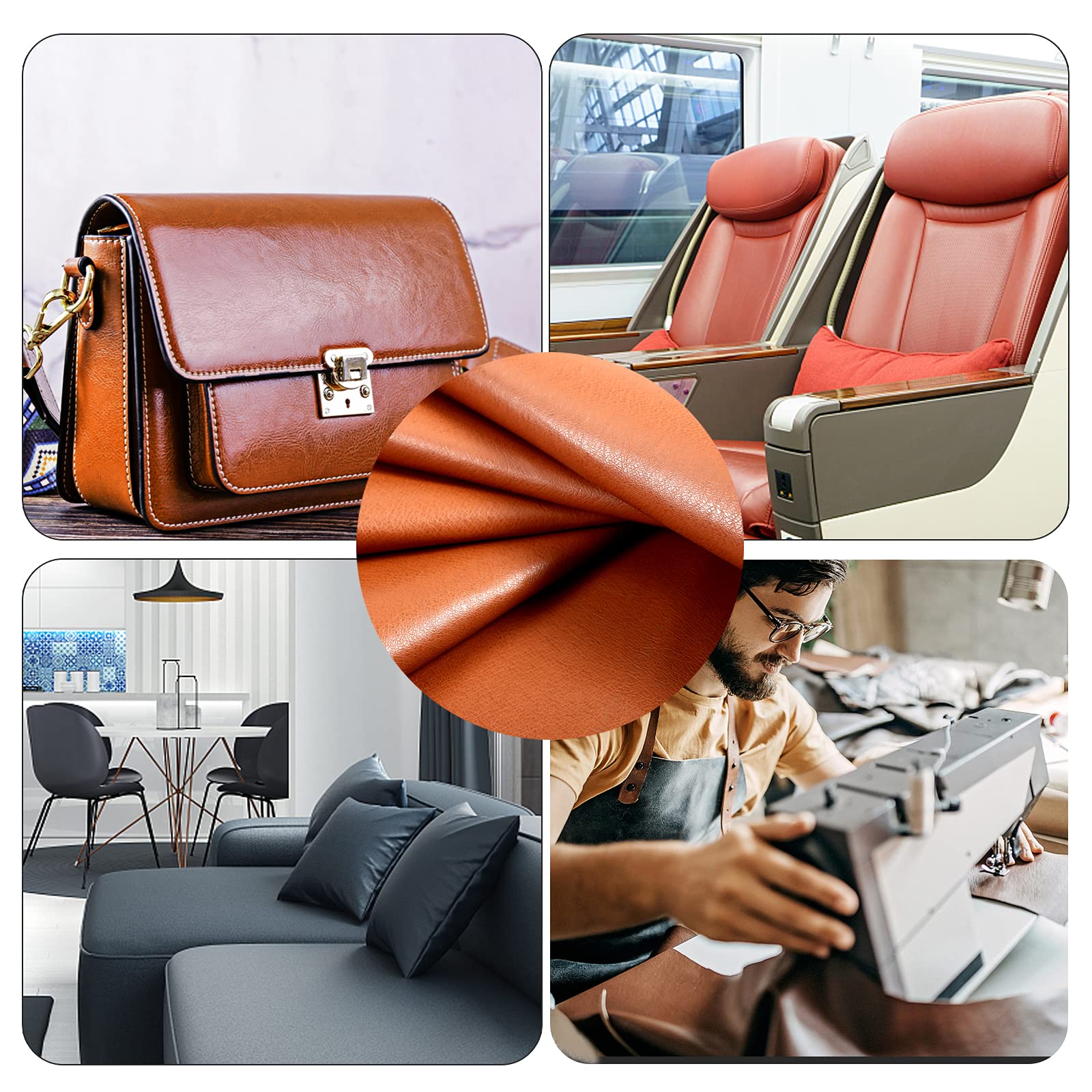 An application scenario or product detail of pu faux leather - Image 12